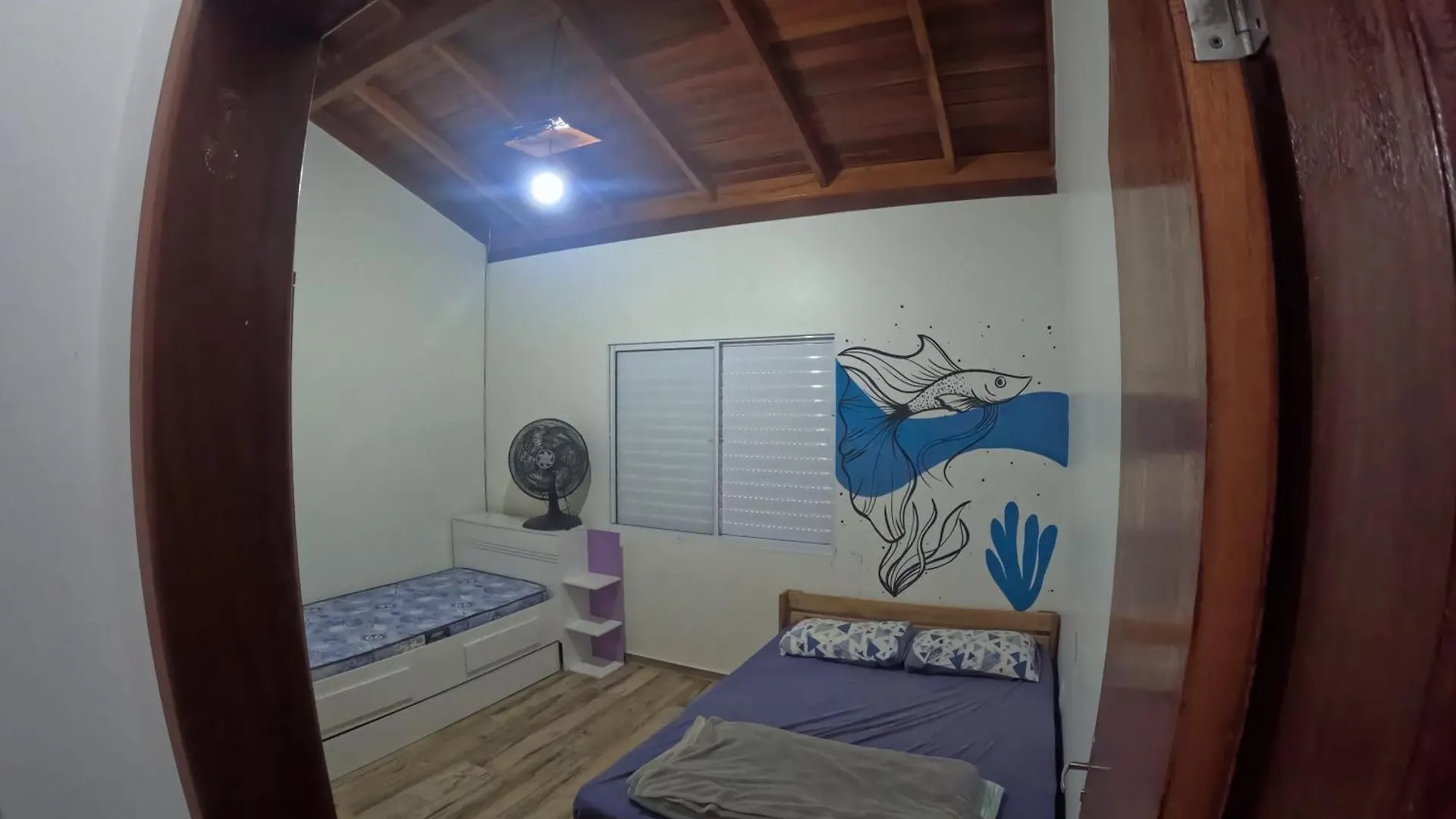 Homestay szállás Quarto Simples E Aconchegante Governador Celso Ramos Brazília